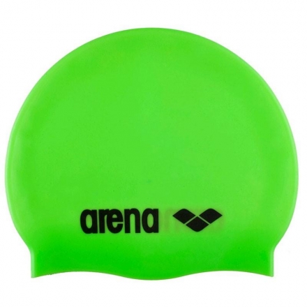 Шапочка для плав. &quot;ARENA Classic Silicone&quot;, арт.9166265, ЗЕЛЕНЫЙ, силикон оптом, фото 1