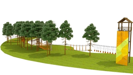 Веревочный парк на деревьях Дорога вверх оптом, фото 2