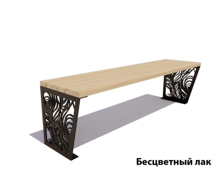 Банкетка Павлин, Лиственница 1,5 м оптом, фото 2