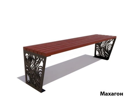 Банкетка Павлин, Лиственница 1,5 м оптом, фото 1