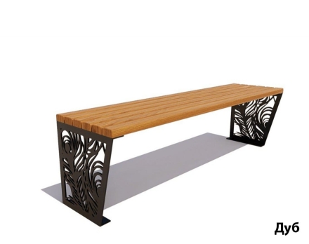 Банкетка Павлин, Лиственница 1,5 м оптом, фото 5