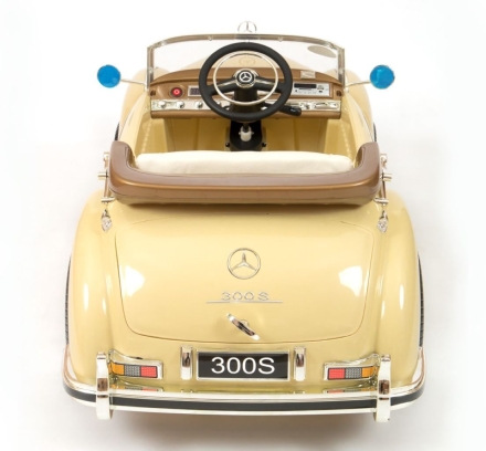 Электромобиль Mercedes-Benz 300S Retro бежевый оптом, фото 5