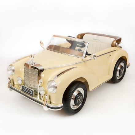 Электромобиль Mercedes-Benz 300S Retro бежевый оптом, фото 4