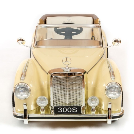 Электромобиль Mercedes-Benz 300S Retro бежевый оптом, фото 3