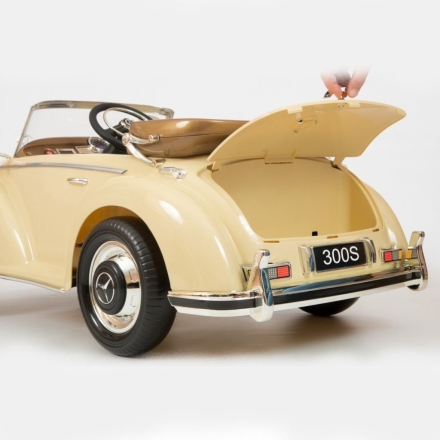 Электромобиль Mercedes-Benz 300S Retro бежевый оптом, фото 7