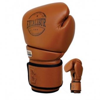 Перчатки боксерские Excalibur 8000-02 Brown PU оптом, фото 1