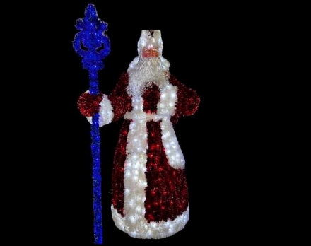 Световая фигура Дед Мороз 2 оптом, фото 1