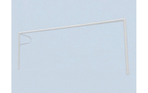 Ворота футбольные с консолью для сетки 5х2 м круглая труба D 89 мм