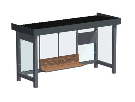 Остановочный павильон &quot;Мега&quot; ТН-09 оптом, фото 1