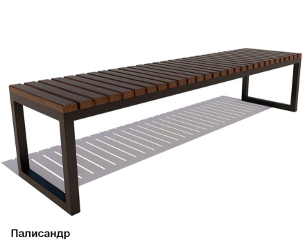 Скамейка уличная Нео, Сосна 2 м оптом, фото 3