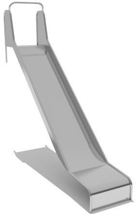 Горка из нержавеющей стали ГГН-500.2250.007 для детской площадки оптом, фото 1