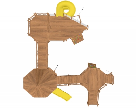 Игровая площадка TORUDA WOOD Пиратский корабль 7 оптом, фото 4