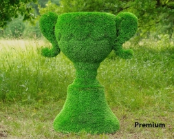 Топиари вазон Клео - газон Premium, фото 1