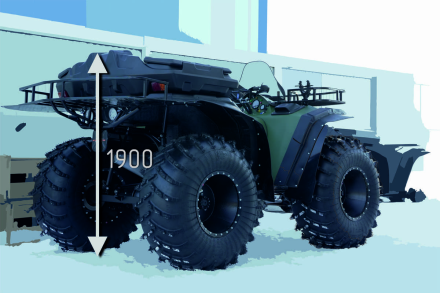 Квадроцикл-болотоход СОКОЛ 1.5 УАЗ Тимкен (ПСМ) оптом, фото 5
