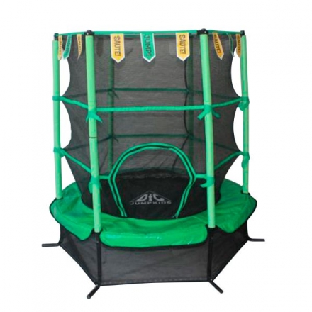 Батут DFC JUMP KIDS 55&quot; зеленый, сетка (137см) оптом, фото 1
