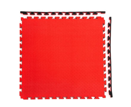Будо-мат, 100 x 100 см, 25 мм, цвет чёрно-красный оптом, фото 1