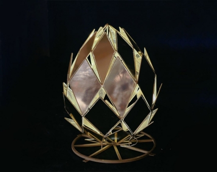 Световая полигональная фигура Шишка t007 оптом, фото 1