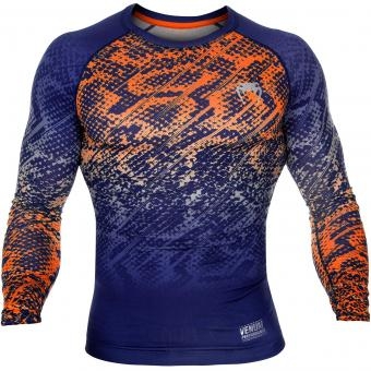 Компрессионная футболка Venum Tropical Blue/Orange L/S оптом, фото 1