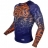 Компрессионная футболка Venum Tropical Blue/Orange L/S оптом